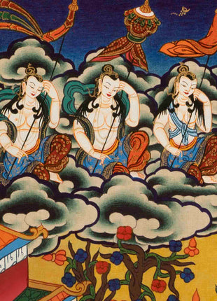 Bodhisattva Avalokitesvara Thangka | Handpainted Religious Painting