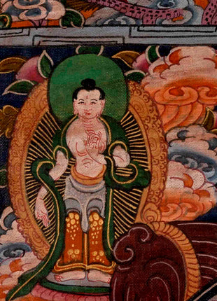 Original Bhavachakra Thangka | Traditional Handpainted Art | Wall Decors