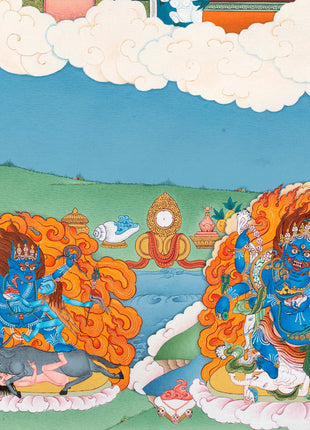Je Tsongkhapa Thangka | Tibetan Buddhist Master
