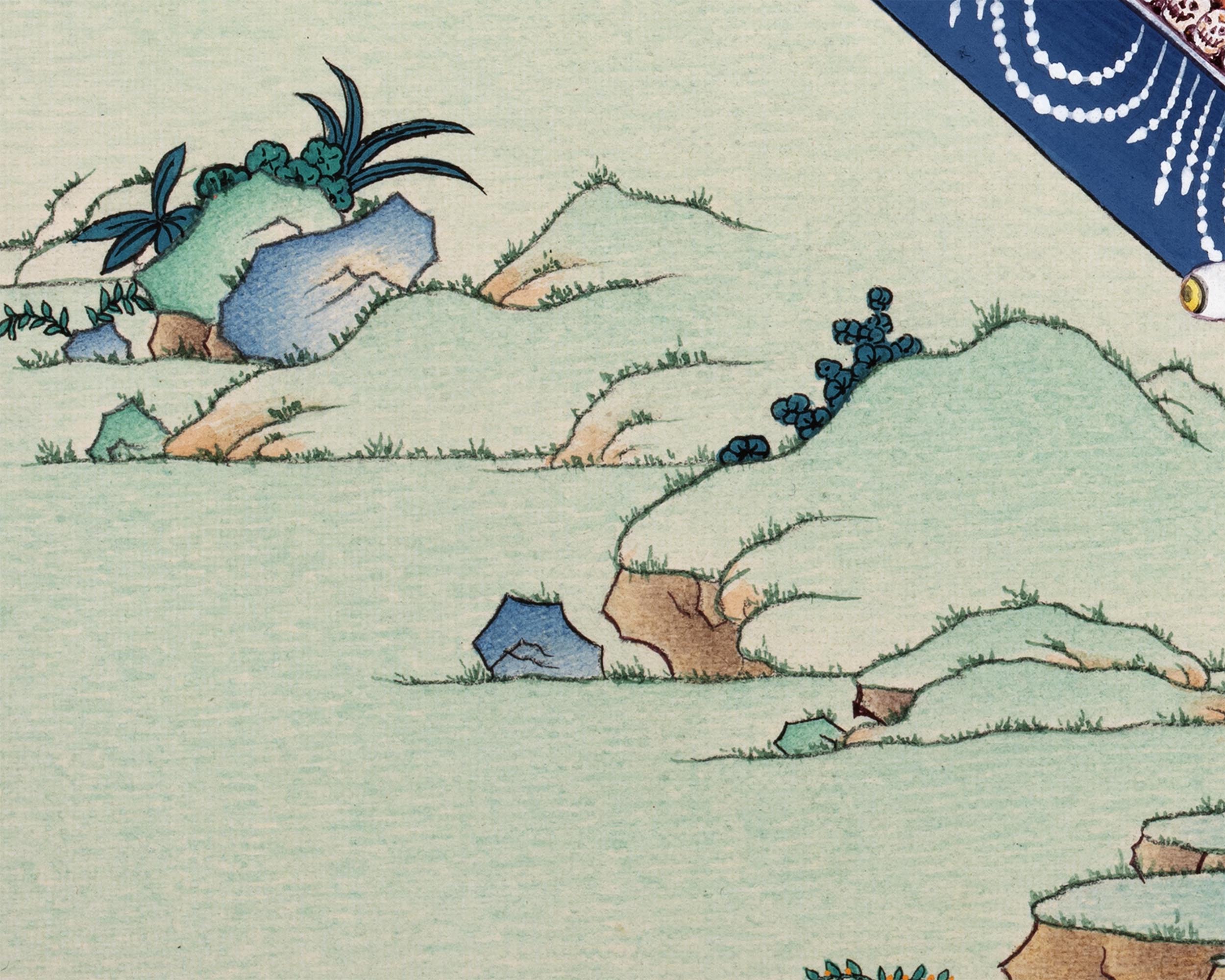 Blue Tara Ekajati Thangka | Wrathful Protector Of Vajrayana