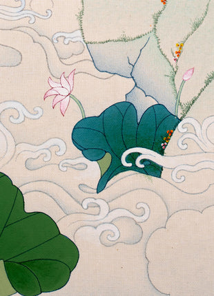 Manjushri Thangka Painting | Tibetan Buddhist Painting