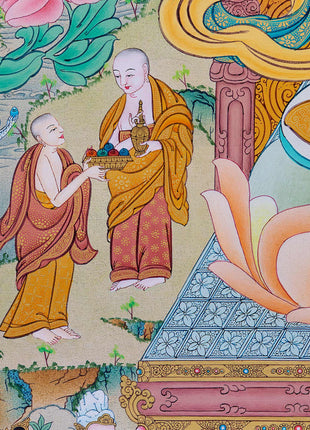 White Tara Thangka, High Quality Tara Thangka Print