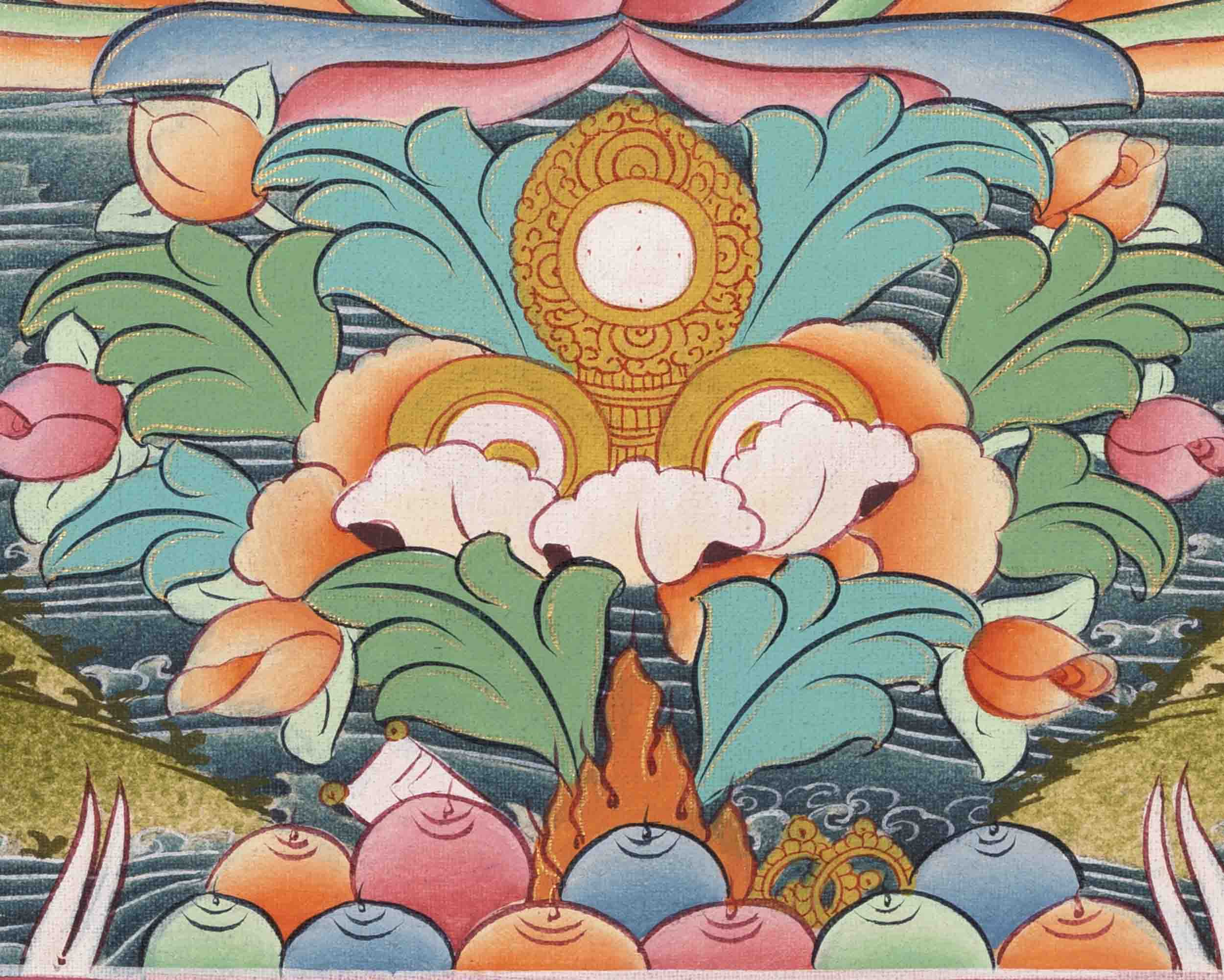 Bhaisajyaguru Thangka | Wall Hanging Medicine Buddha Decoration
