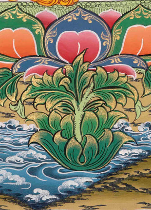 White Tara Thangka | Religious Buddhist Art | Wall Decors