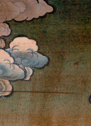 Vintage Padmapani Lokeshvara Art | Tibetan Traditional Thangka | Wall Decors