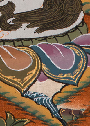 Vaisravana Tibetan Thangka | God Of Wealth | Wall Decors