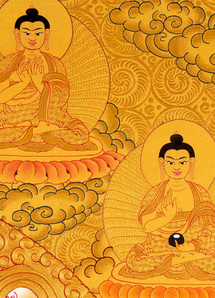 Buddha Shakyamuni Thangka | Yoga Meditation Art