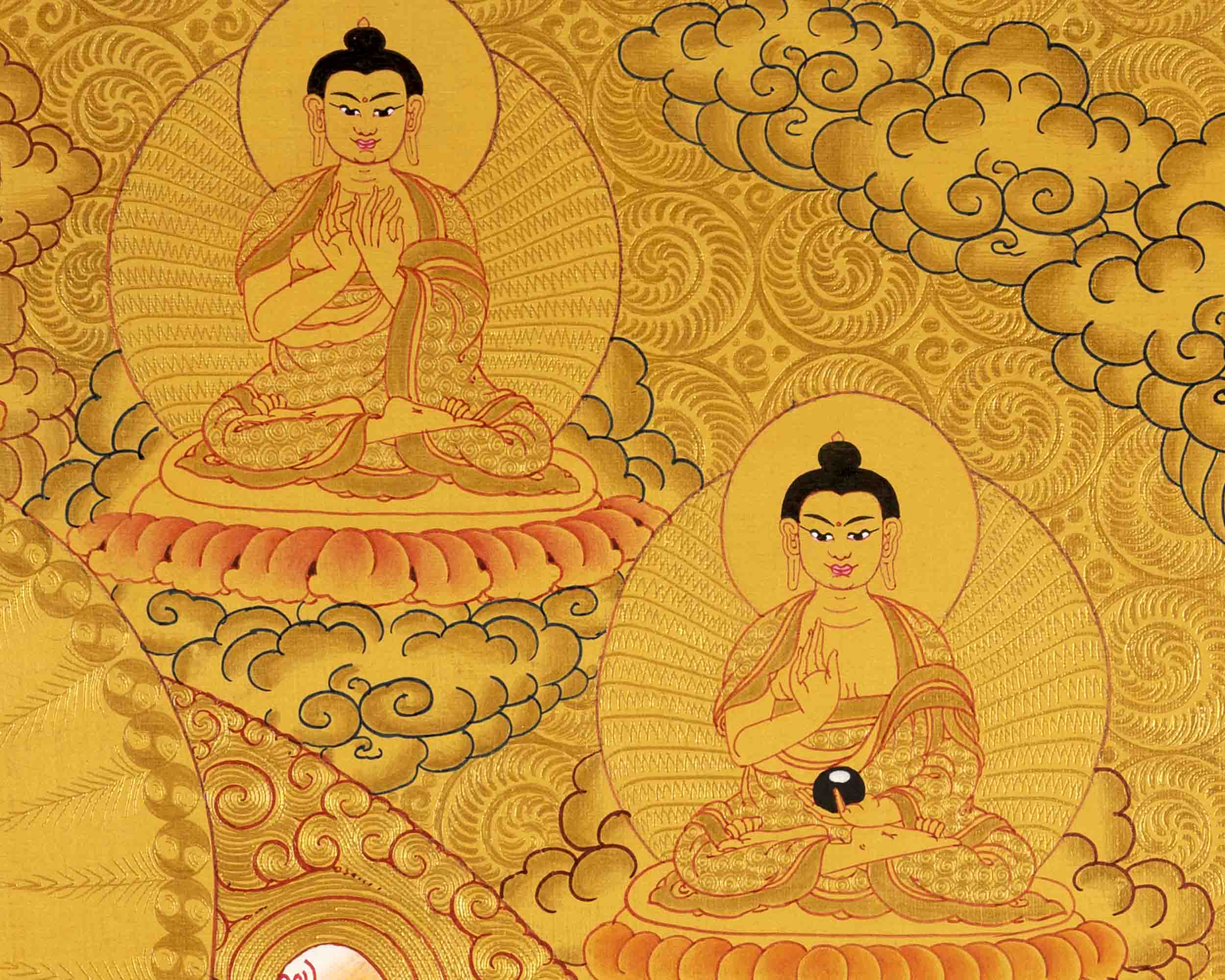 Buddha Shakyamuni Thangka | Yoga Meditation Art