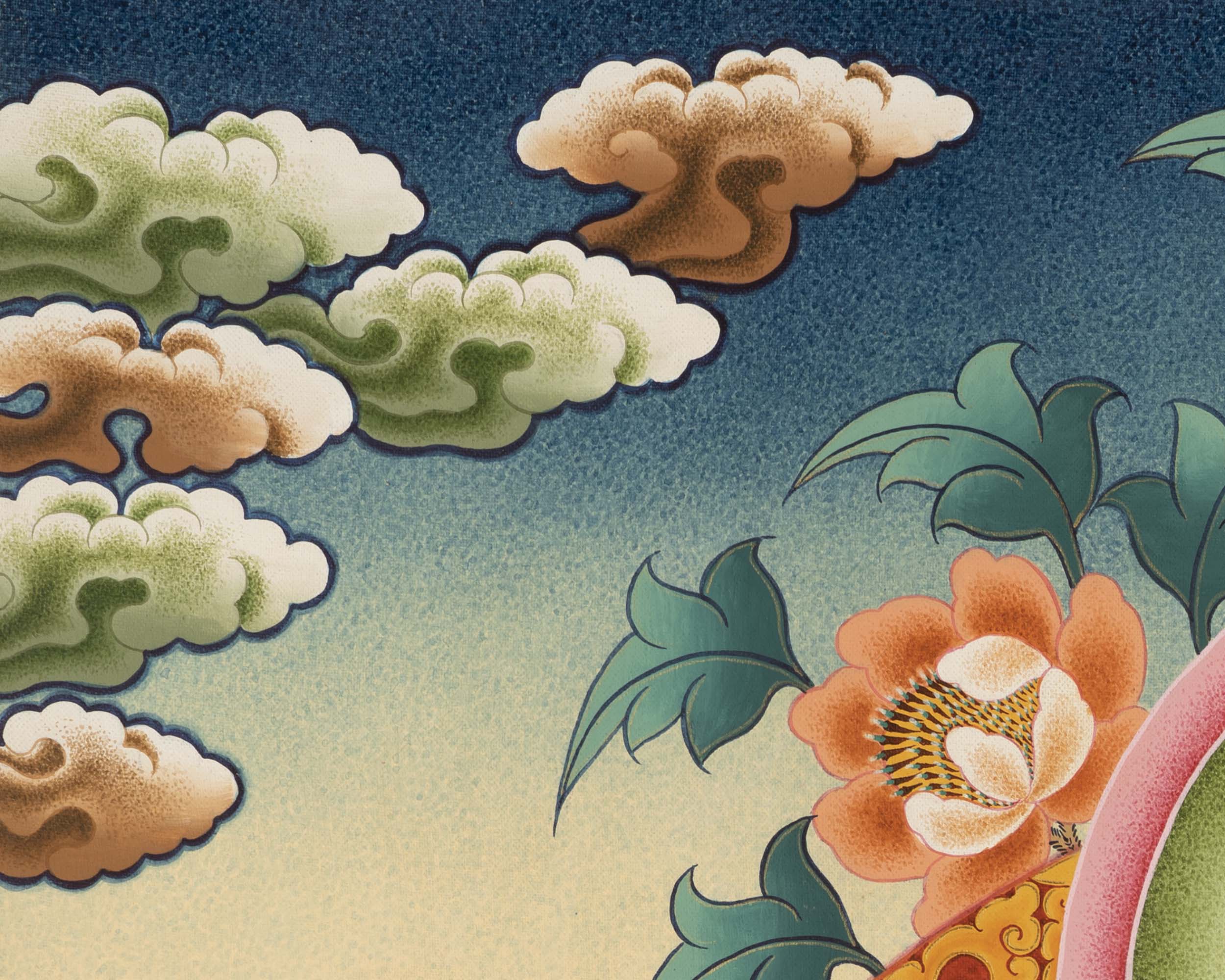 Traditional Shakyamuni Buddha |  Buddhist Thangka Painting