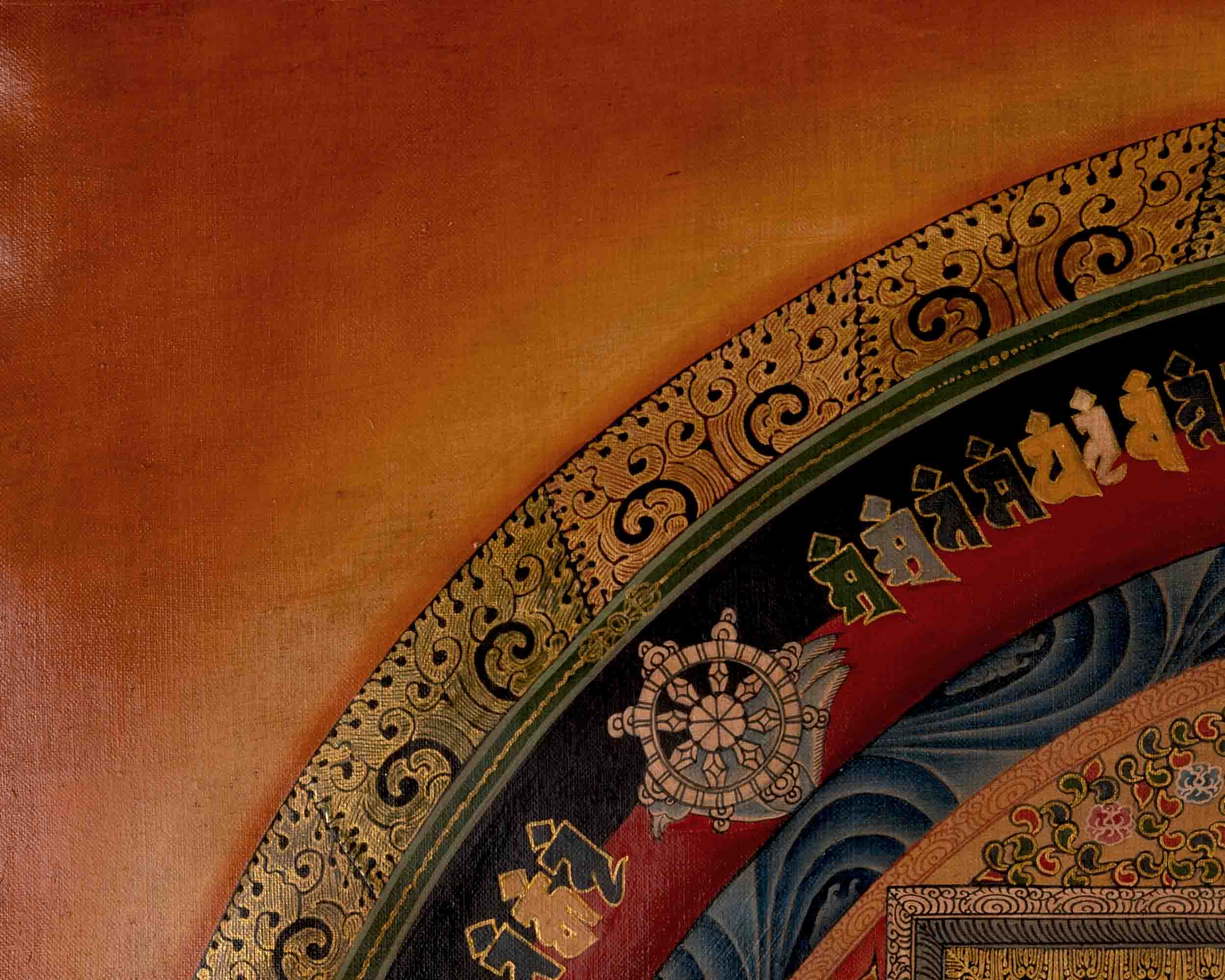 Traditional Kalachakra Mandala Thangka | Tibetan Art | Wall Decors