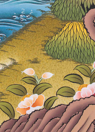 Thangka Of Amoghasiddhi | Traditional Artwork | Buddhist Wall Decors