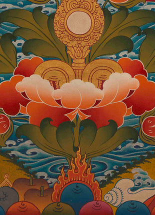 Manjushree Thangka | Bodhisattva Of Wisdom | Wall Decors