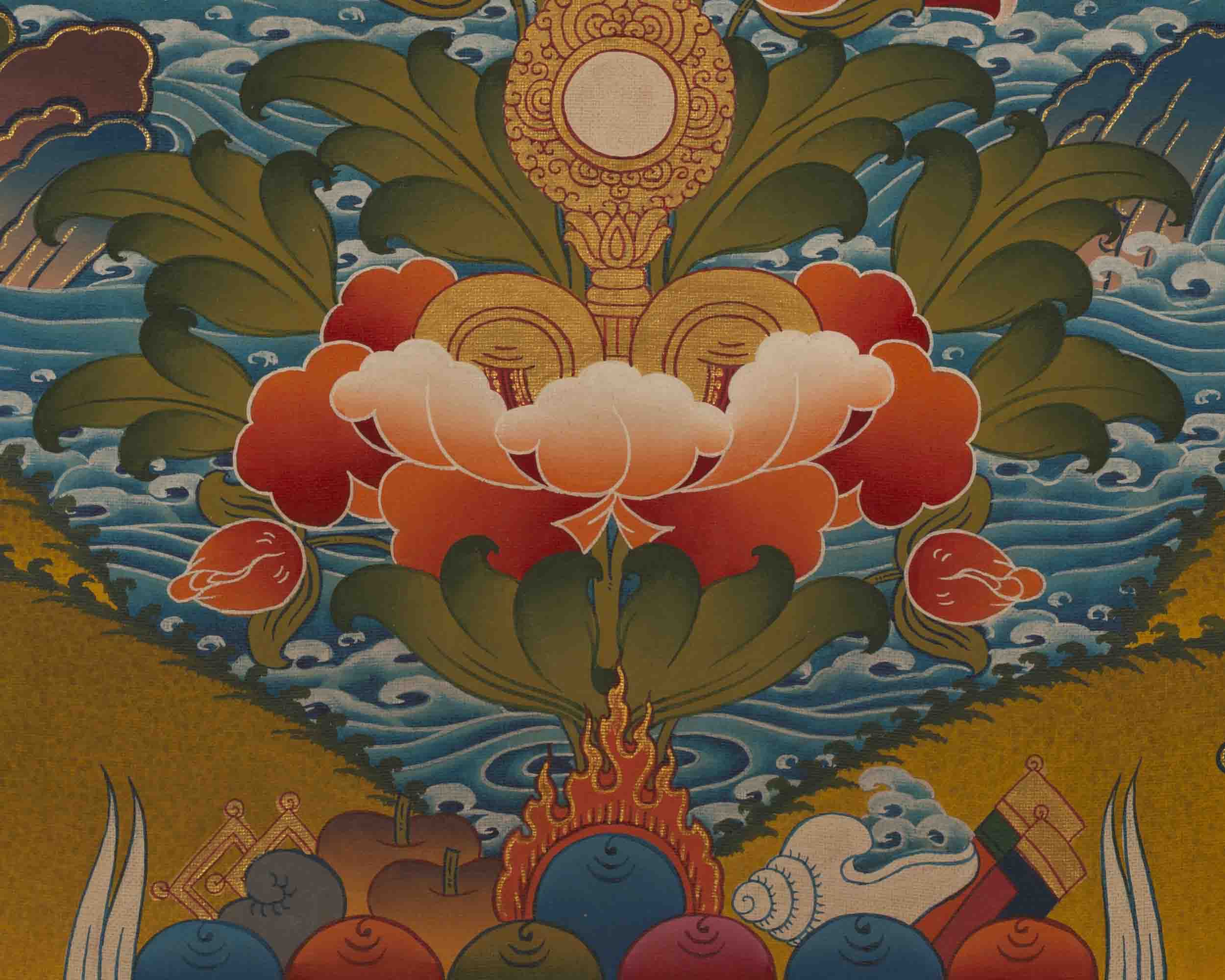 Manjushree Thangka | Bodhisattva Of Wisdom | Wall Decors