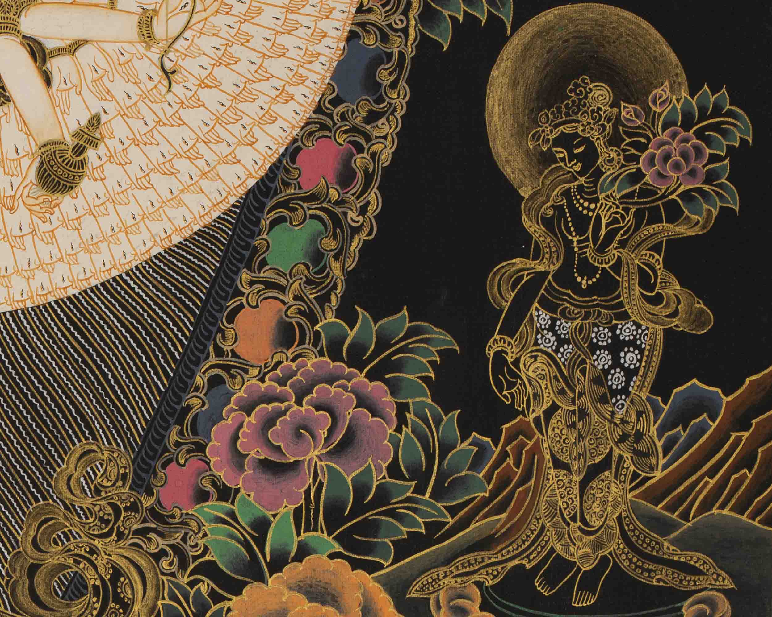 Bodhisattva Guanyin Chenrezig |1000 Armed Avalokiteshvara | Wall Decor