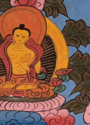 Basundhara Devi Thangka | Traditional Thangka Painting | Wall Decors