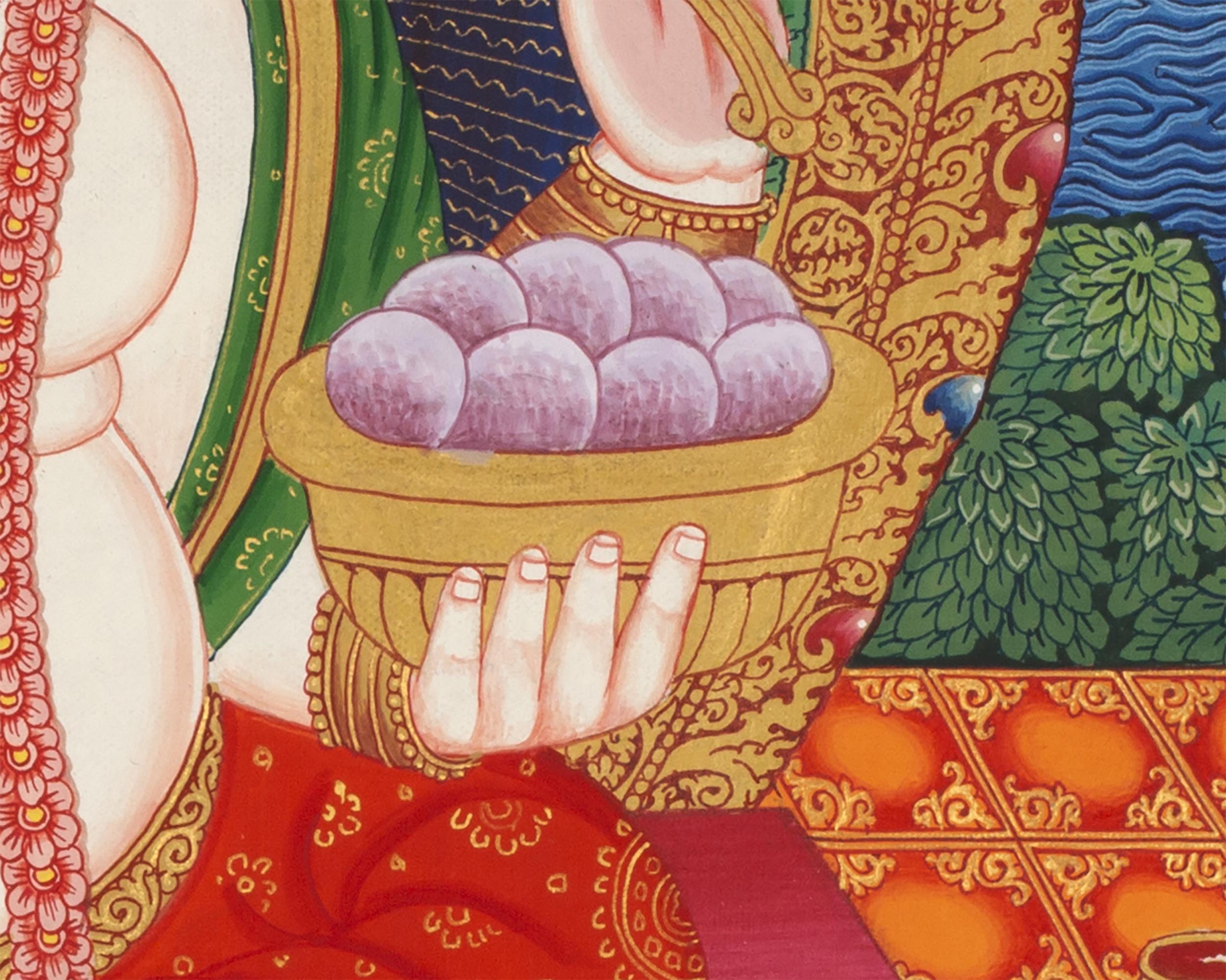 Ganesha Thangka Prints | Digital Printing | Religious Wall Decor