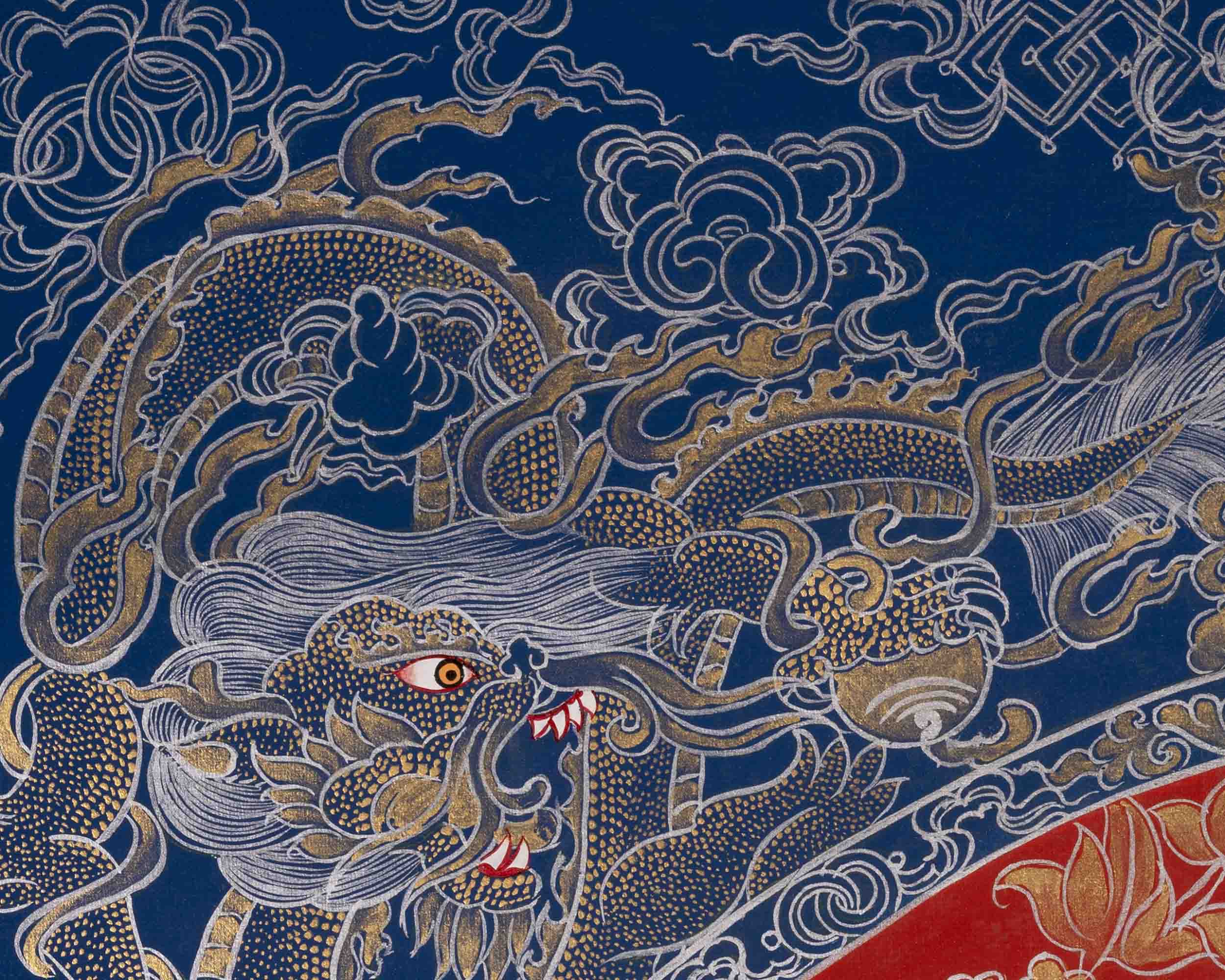 Bodhisattva Manjushree Thangka | Religious Art | Buddhist Gifts
