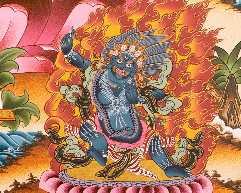 Religious Manjushree Thangka | Thangka Painting