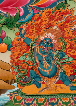 Avalokiteshvara Chengrezig | Traditional Tibetan Thangka | Wall Decors