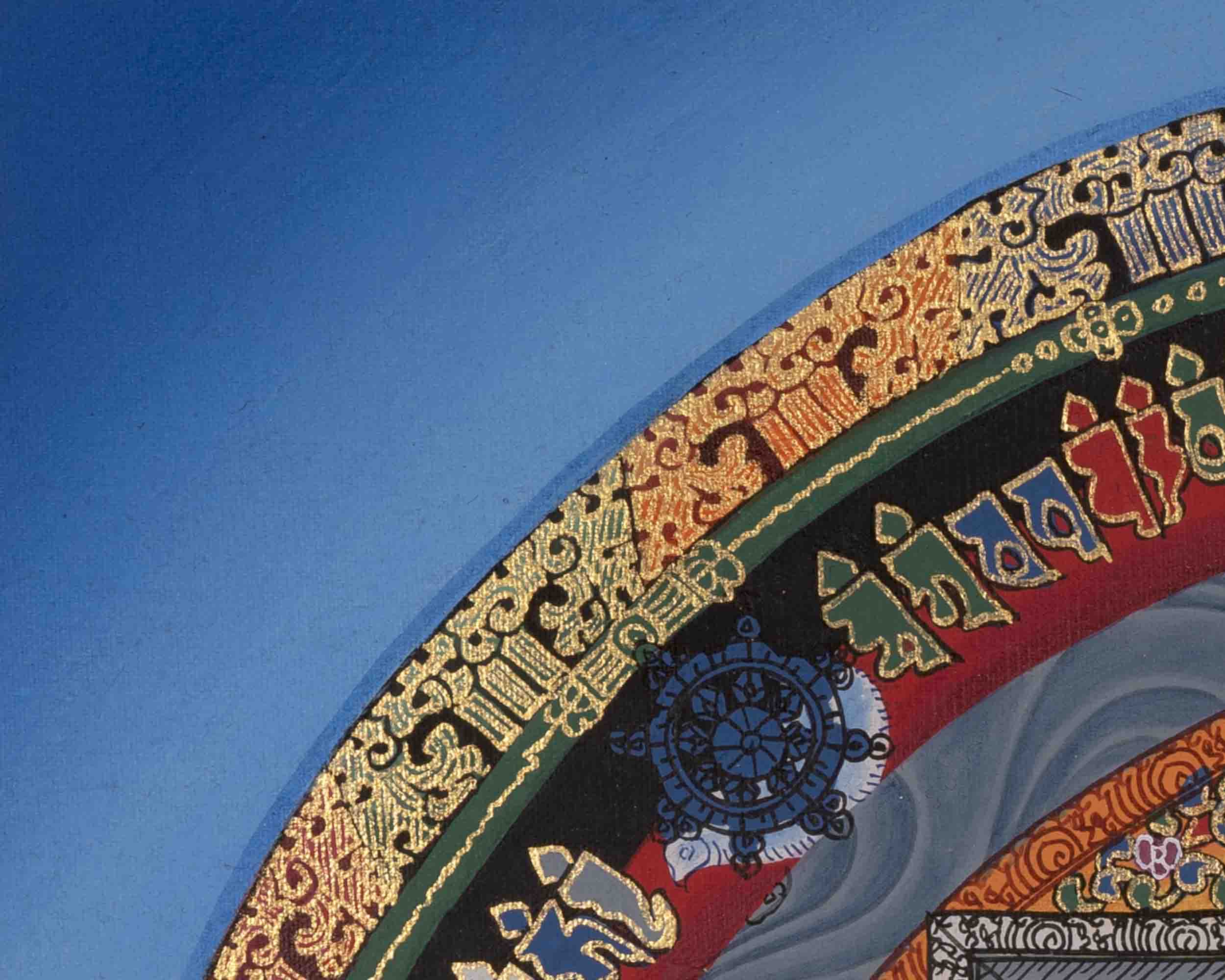 Mandala Thangka | Kalachakra Mandala | Religious Wall Decors