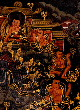 Shakyamuni Buddha Mandala | Traditional Tibetan Thangka | Wall Decors