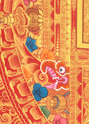 Chenresig Mandala | Traditional Tibetan Thangka | Wall Decors