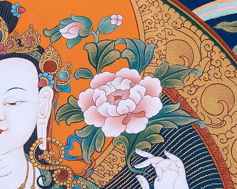 Four Armed Avalokiteshvara Print | High Quality Chenrezig Art