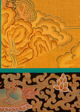 Vajrapani Thangka | Wall Hanging Canvas Art