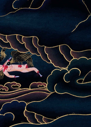 Bernagchen Mahakala Thangka | Traditionally Hand Painted Art