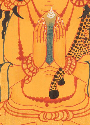 Bodhisattva Avalokiteshvara Chengrezig |  Tibetan Buddhist Thangka