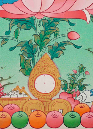 Green Tara Thangka | Healing Tara Painting | Traditional Artwork