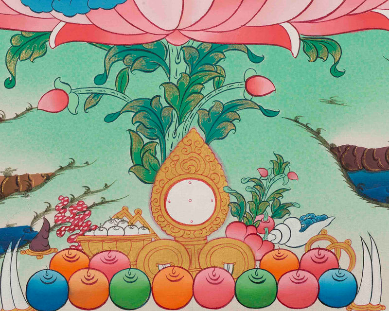Green Tara Thangka | Healing Tara Painting | Traditional Artwork