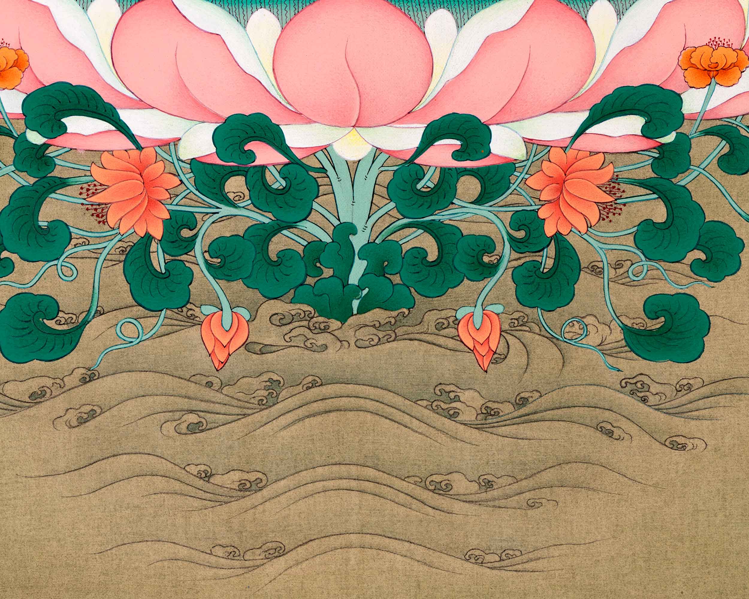 Shakyamuni Buddha Painting | Traditional Tibetan Buddhist Art