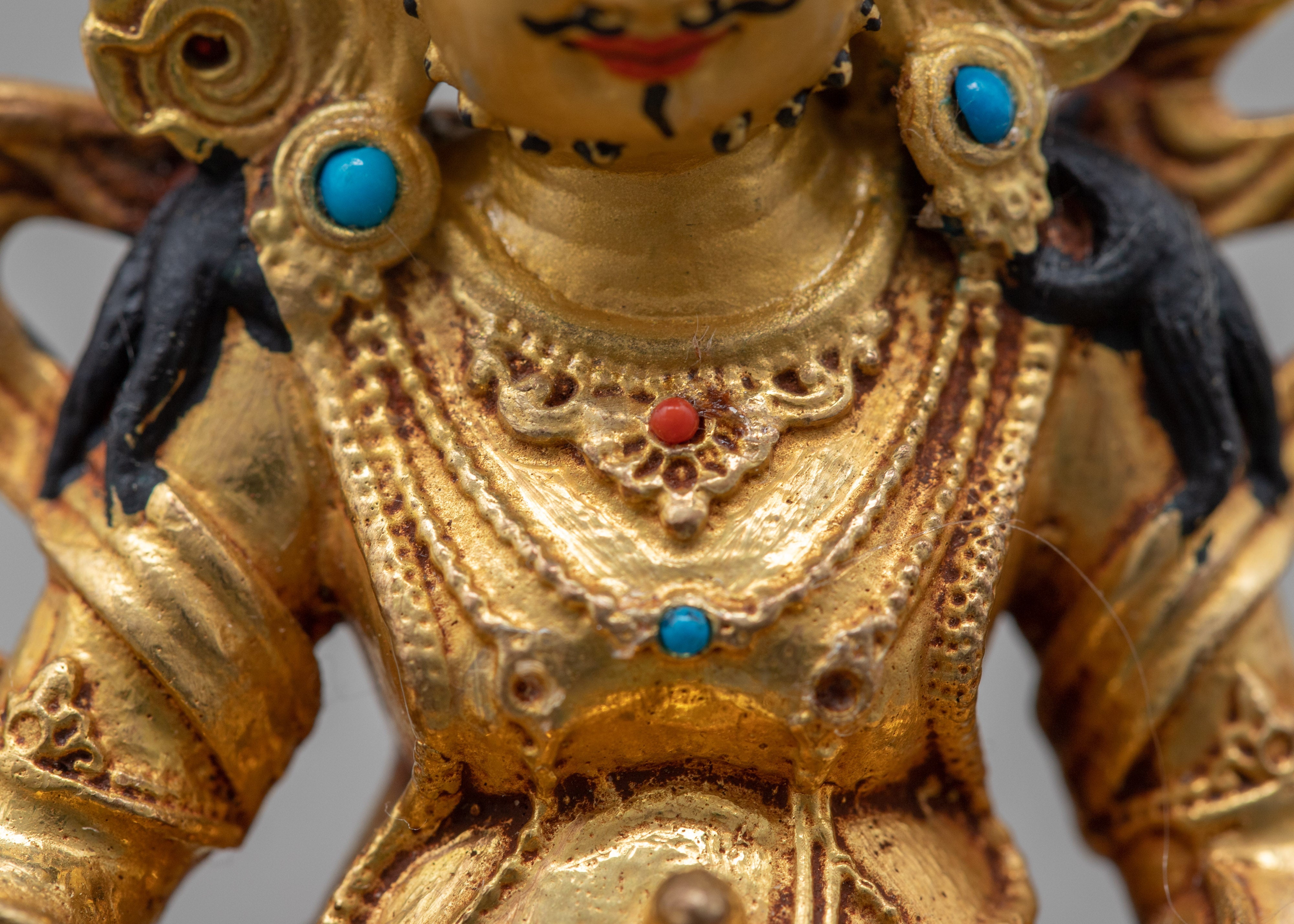 Mini Dzambhala Figurine | Yoga Studio Room Decor