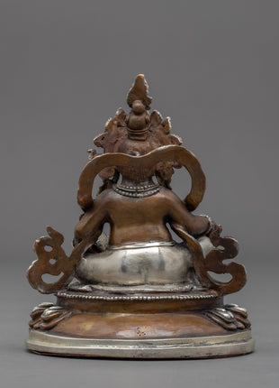 Handpainted Mini Buddha Statue | Jambala Sculpture for Room Decor