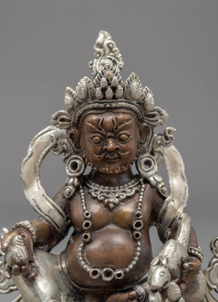Handpainted Mini Buddha Statue | Jambala Sculpture for Room Decor
