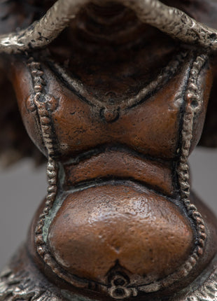 Copper Garuda Statue | FInely Carved Ritual Item