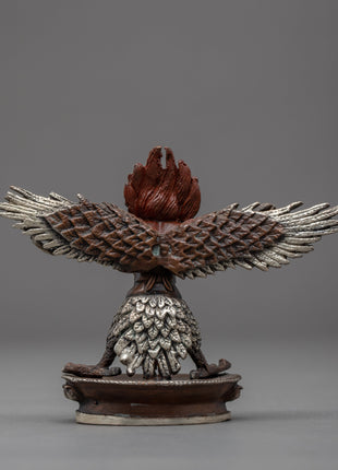 Copper Garuda Statue | FInely Carved Ritual Item