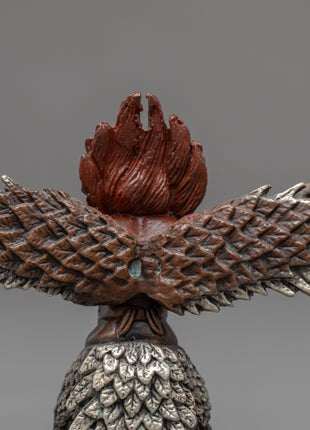 Copper Garuda Statue | FInely Carved Ritual Item
