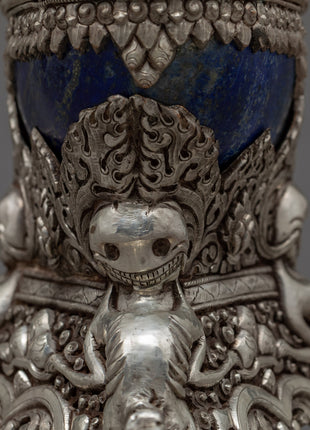 Tibetan Skull Cup | Unique Kapala Skull Cup | Ritual Items