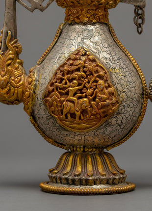 Himalayan Buddhist Bhumba | Ritual Vase | Water Offering Vase