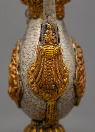 Himalayan Buddhist Bhumba | Ritual Vase | Water Offering Vase