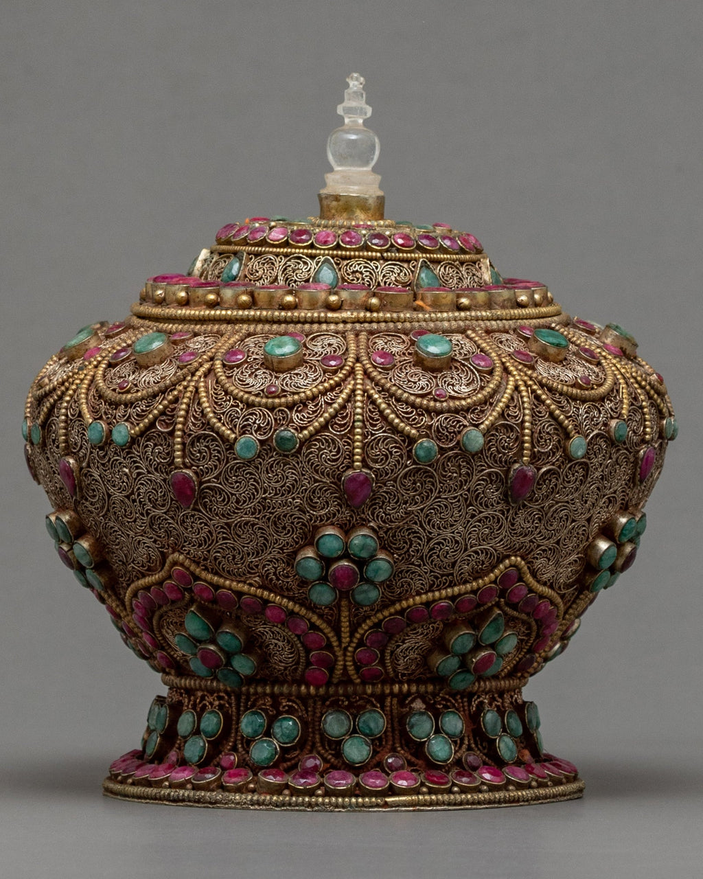 Offering Rice Bowl Traditional Rice Offering Bowl | Tibetan Golpa Pot