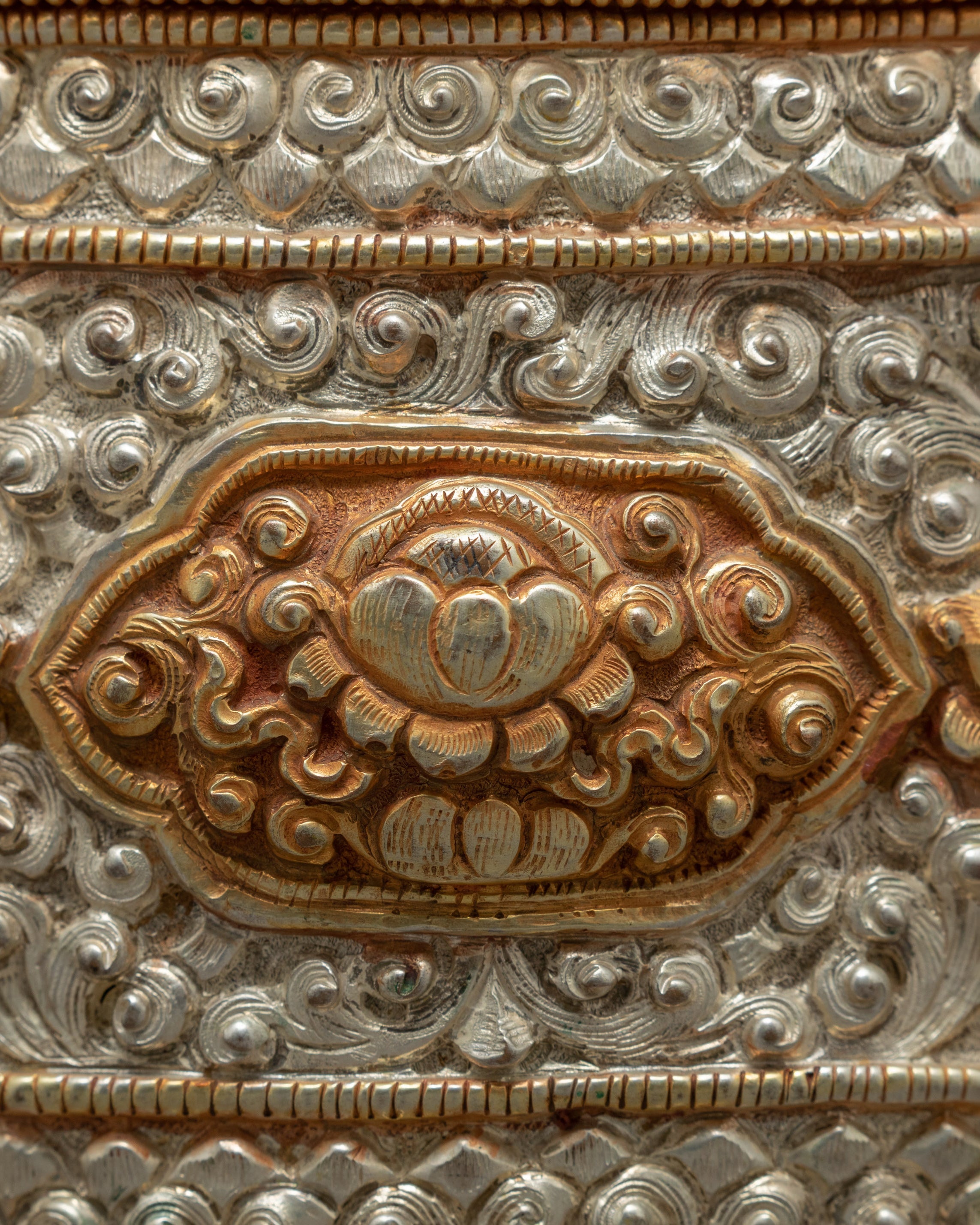 Handmade Nepalese Round Jewelry Box | Small Trinket Box | Oriental Home Decorations