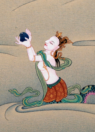 Chenrezig Thangka | Avalokiteshvara | Tibetan Karma Gadri Art
