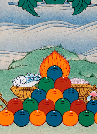 Manjushree | Bodhisattva Thangka | Traditionally Hand-painted Buddhist Art