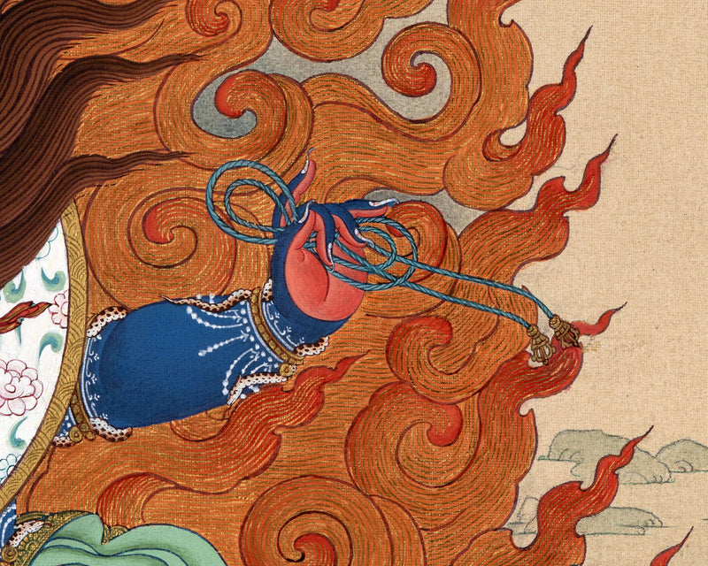 Bhutadamara Thangka | Vajrapani Painting | Guardian of all Deities