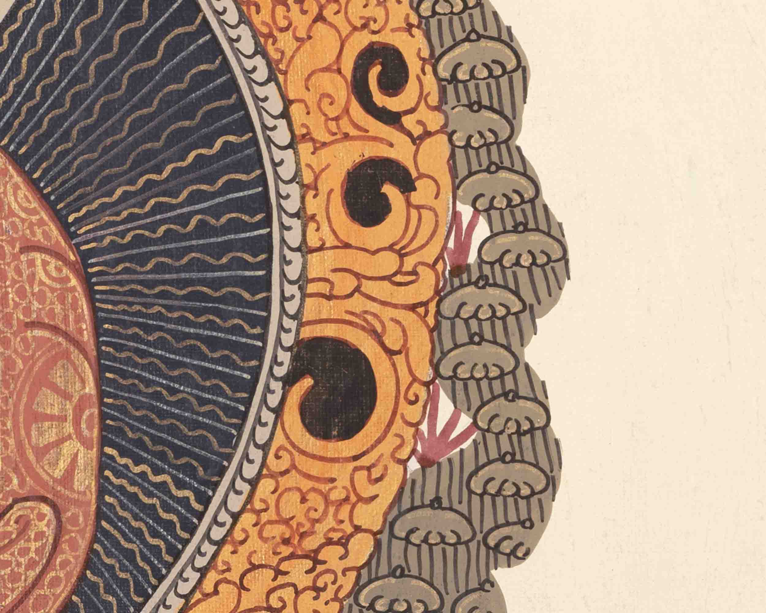 Amitabha Buddha Thangka | Religious Buddhist Painting | Wall Decors