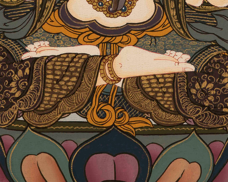 Avalokiteshvara Chengrezig Thangka | Tibetan Buddhist Thangka