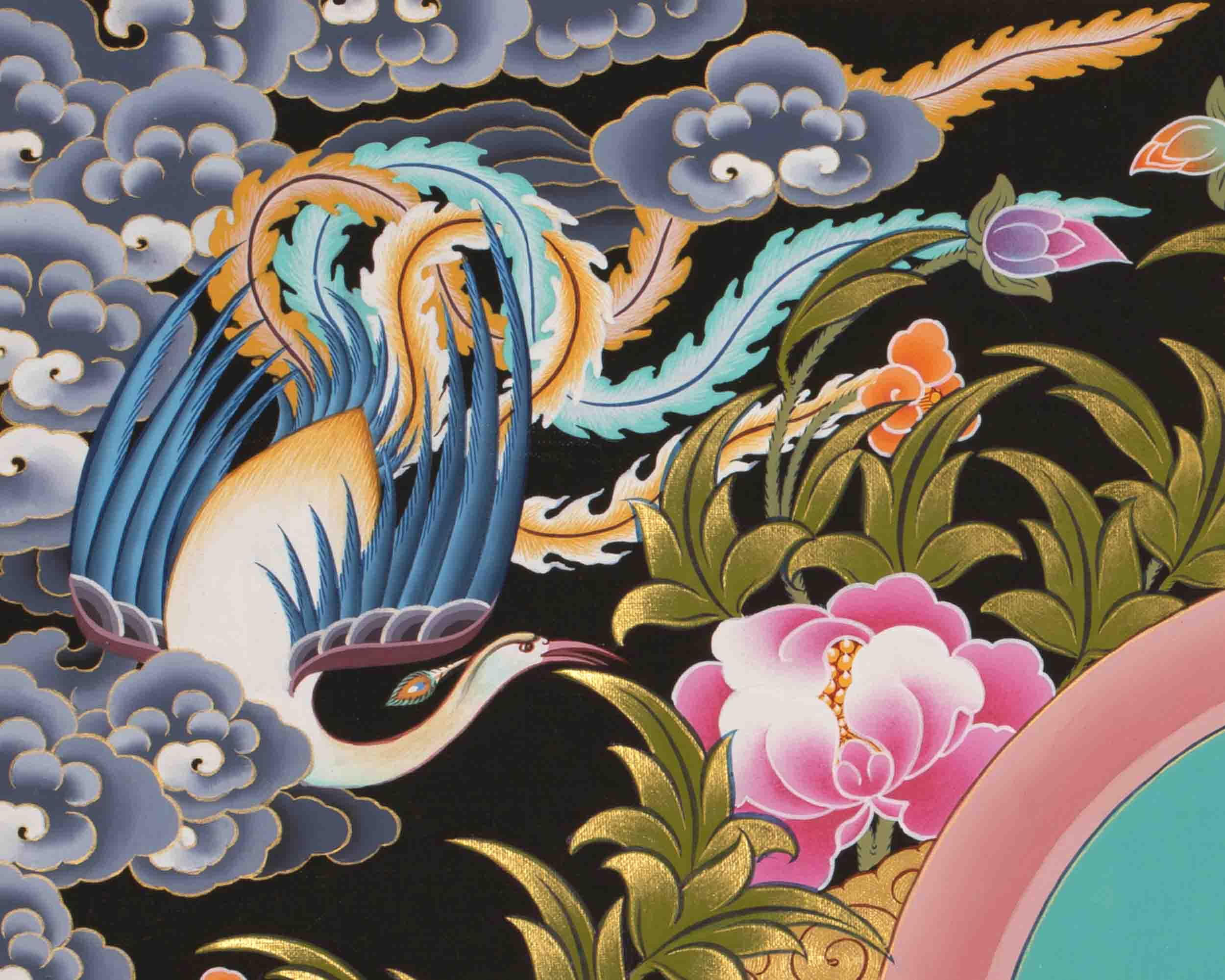 Gautama Buddha Thangka | Tibetan Buddhist Painting | Wall Decors